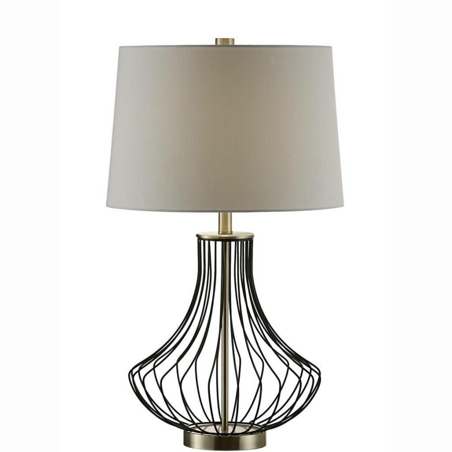 * Special Carter Table Lamp Brown Metal Crestview Collection Cvazer045 | Table Lamps