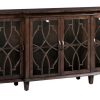 * Shoping Hawthorne Estate 4 Door Breakfront Sideboard Brown Wood Crestview Collection Cvfvr8002 | Sideboard & Buffets