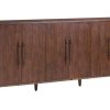 * Shoping Crestview Collection 6-Door Wood Parkway Sideboard In Brown Crestview Collection Cvfvr8138 | Sideboard & Buffets