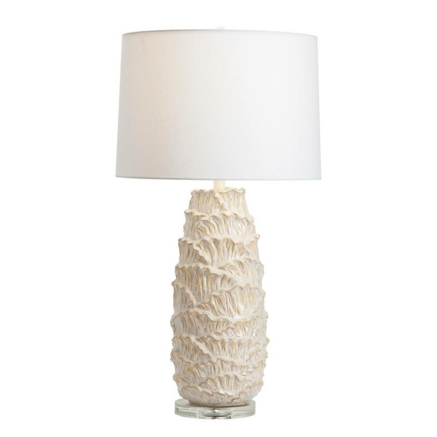 * Special Kailani Table Lamp In White Ceramic Crestview Collection Cvap2490 | Table Lamps