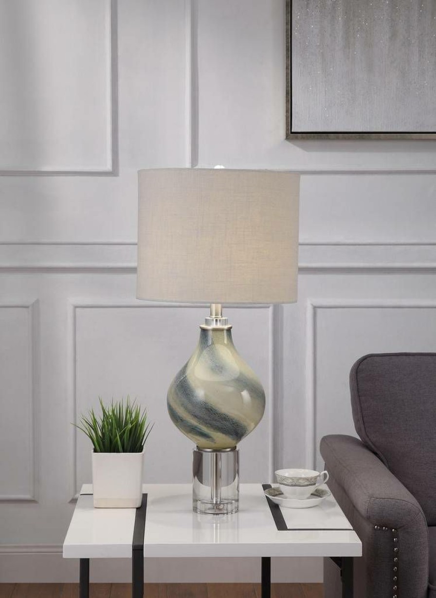 * Clearance Piper Table Lamp Blue Crystal Crestview Collection Cvazbs054 | Table Lamps