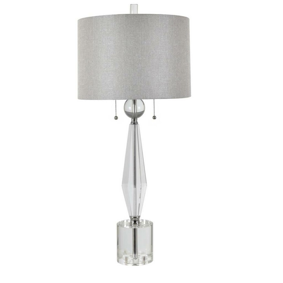 * New Astaire Crystal Table Lamp Glass Crestview Collection Cvazbs072 | Table Lamps