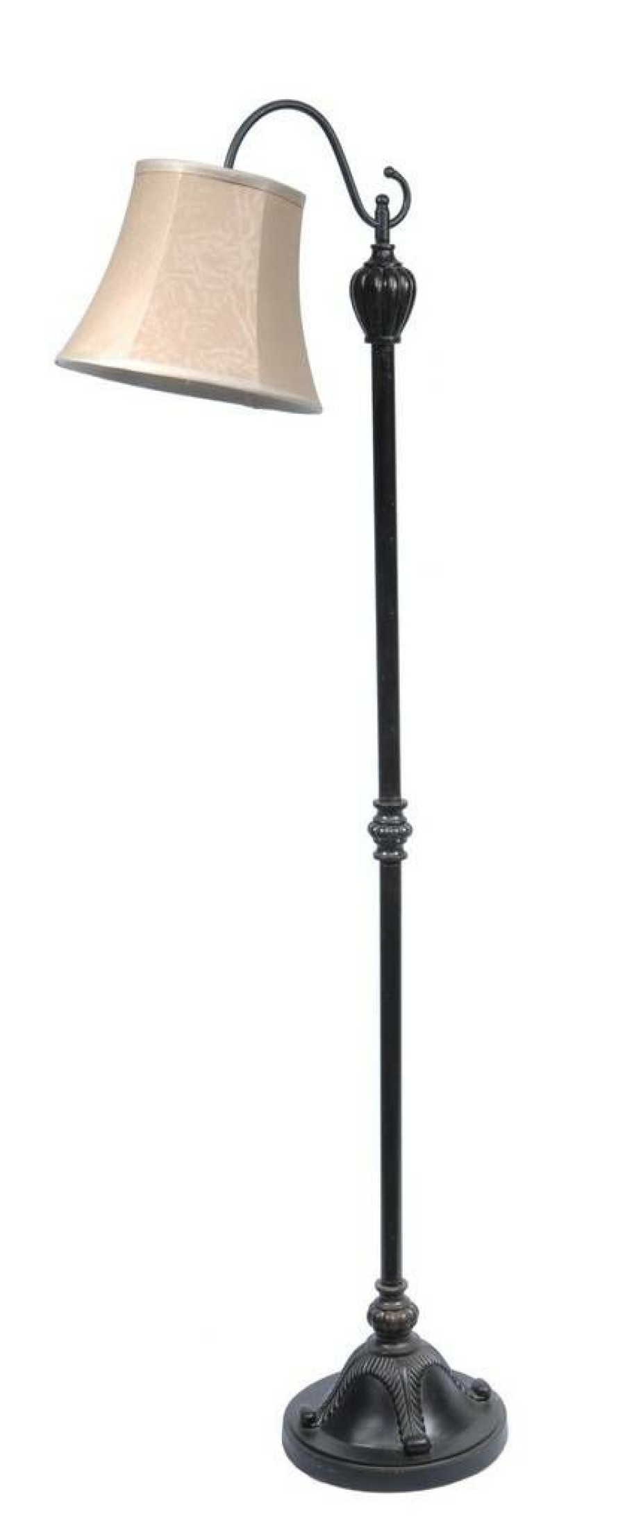 * Excellent Quality Briggs Downbridge Floor Lamp Brown Resin Crestview Collection Cvaqp943B | Floor Lamps