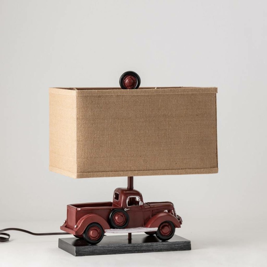 * Special Welltraveled Table Lamp Red Resin Crestview Collection Cvavp052 | Table Lamps