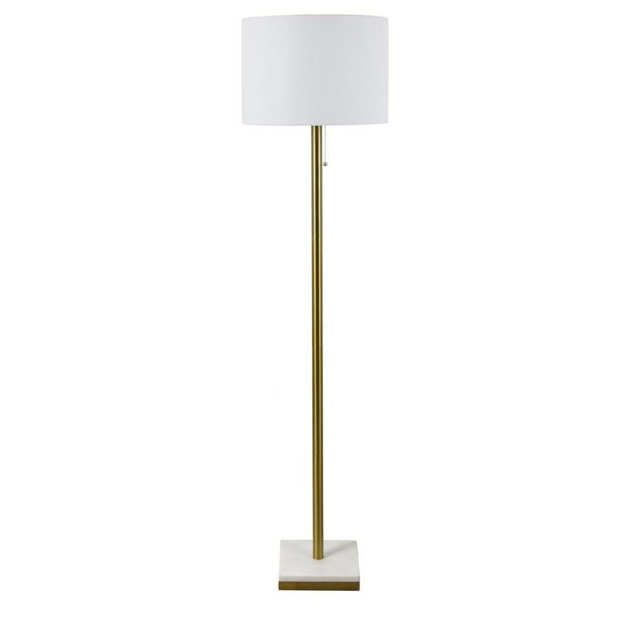 * Cheaper Evolution By Crestview Collection Hattie 62 H Metal Floor Lamp In Gold Crestview Collection Evaer1629 | Floor Lamps