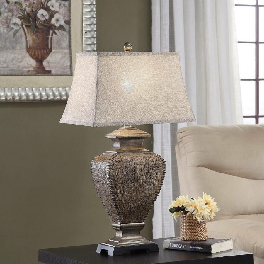 * Special Crestview Collection Taunton 30.75 H Resin Table Lamp In Light Brown Crestview Collection Avp1058Ucnsng | Table Lamps