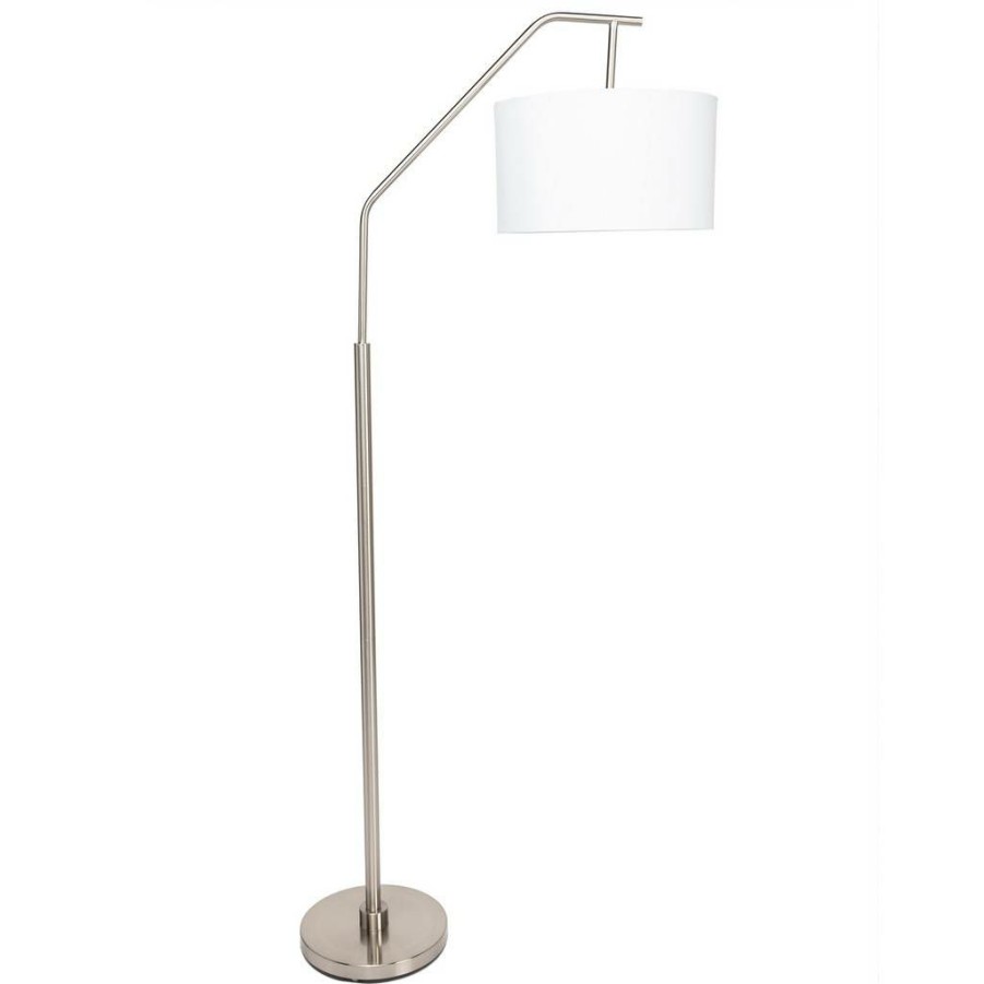 * Large Choice Dinsmore Floor Lamp Chrome Metal Crestview Collection Cvacr923 | Floor Lamps