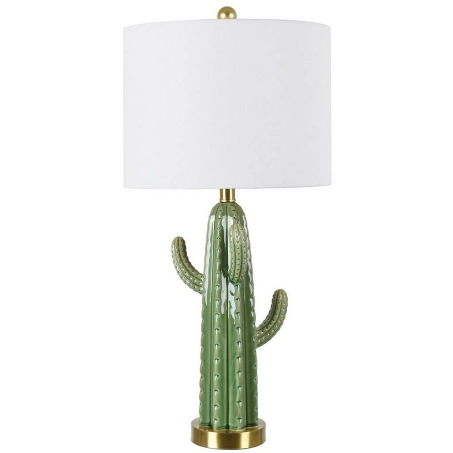 * New Evolution By Crestview Collection Cactus 27 H Table Lamp In Green Crestview Collection Evap2545 | Table Lamps