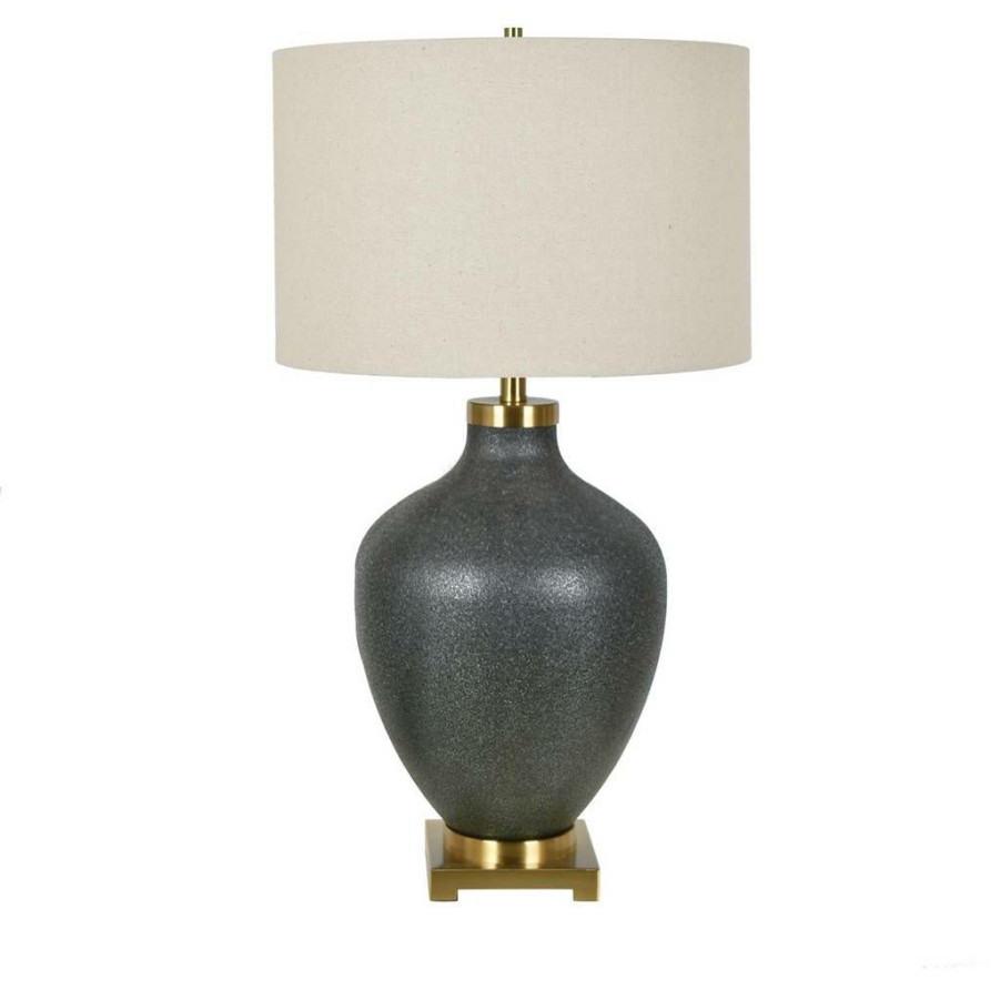 * Shoping Liam Table Lamp Black Glass Crestview Collection Cvabs1530 | Table Lamps