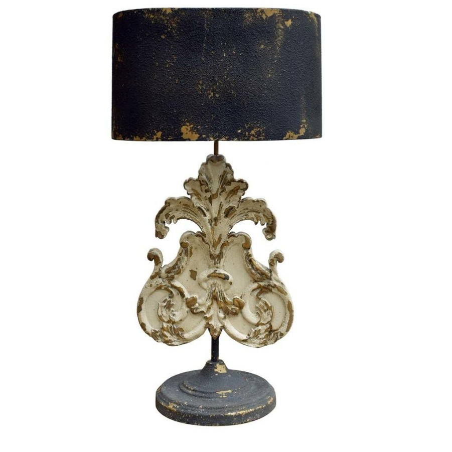 * Shop New The De'Posh Table Lamp White Wood Crestview Collection Cvly1960 | Table Lamps