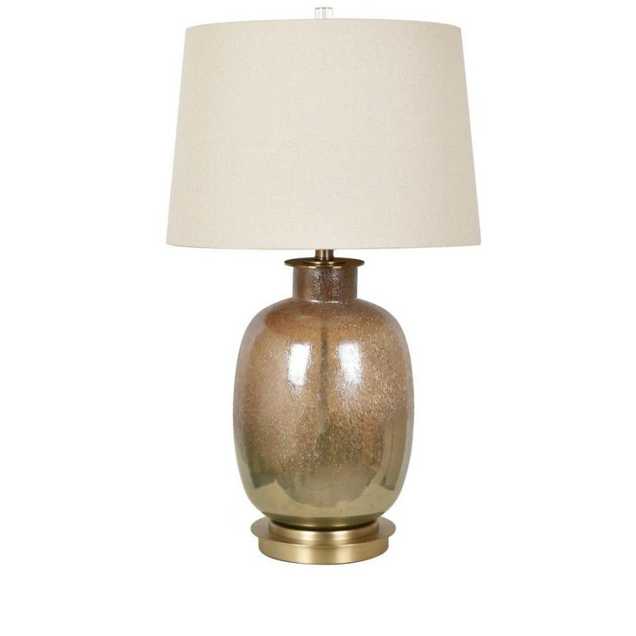 * Best Choice Charlotte Table Lamp Gold Glass Crestview Collection Cvabs1474 | Table Lamps