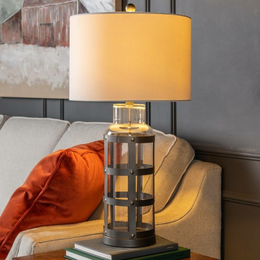 * Online Chloe 29 H Table Lamp Glass Clear Crestview Collection Evabs1973 | Table Lamps