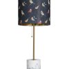 * Shop New Isla Marble Base Lamp With Bird Shade Cresview Evamb0077 | Floor Lamps