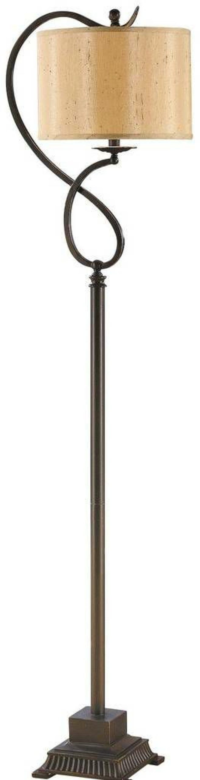 * Cheaper Echo Floor Lamp Brown Metal Crestview Collection Cvacr435 | Floor Lamps