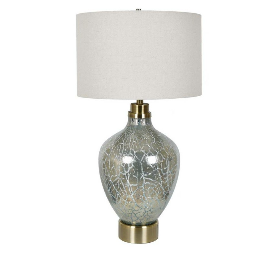 * Clearance Celest Table Lamp Glass Gold Crestview Collection Cvazbs044 | Table Lamps