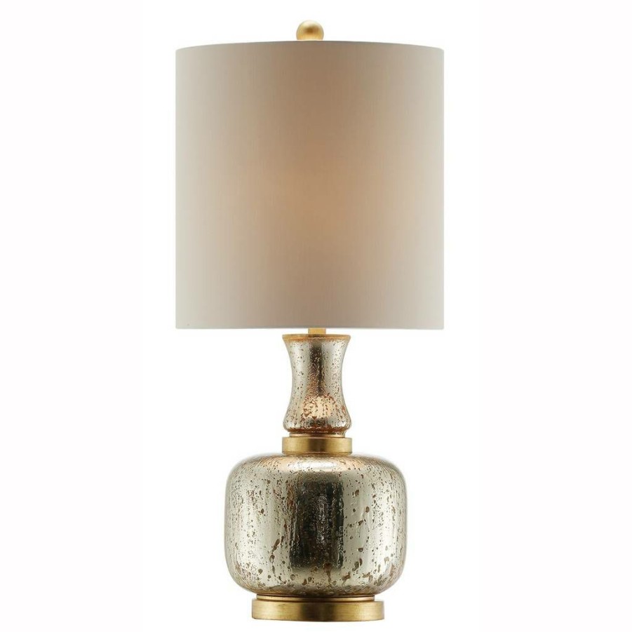 * Cheaper Harper Table Lamp Gold Glass Crestview Collection Cvabs1643 | Table Lamps