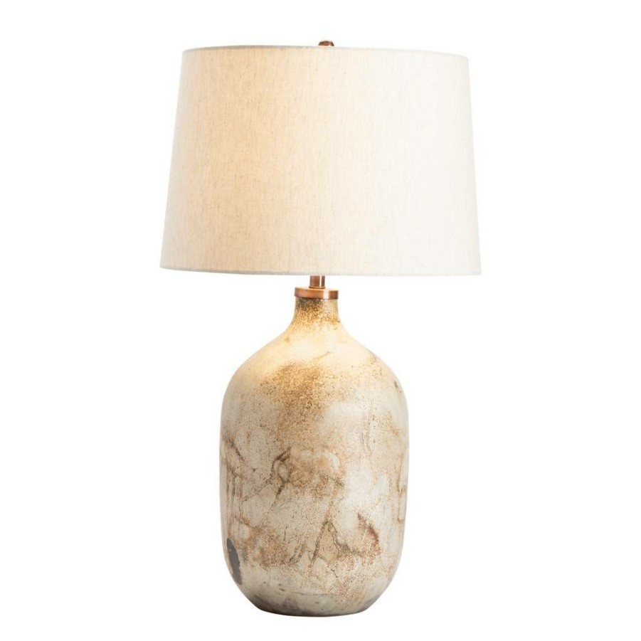 * Large Choice Chambers Table Lamp Brown Glass Crestview Collection Cvidza020 | Table Lamps