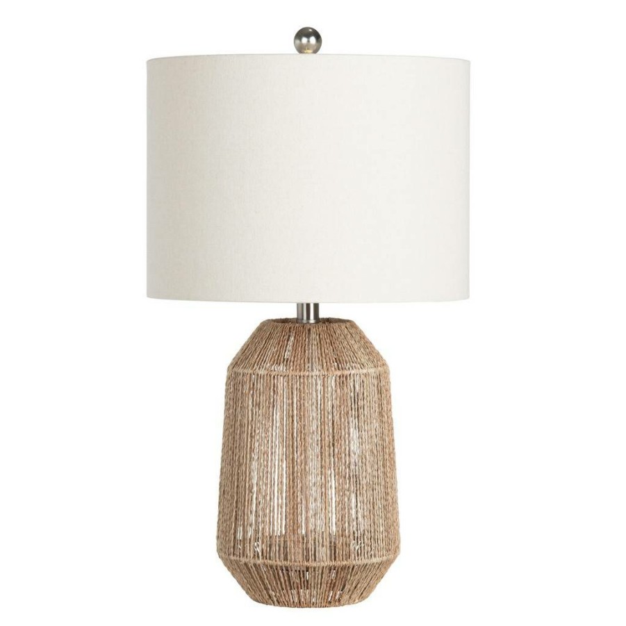 * Shop New Jolina Jute Lamp Crestview Collection Evnam729 | Table Lamps